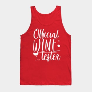 Official Wine Tester Tank Top